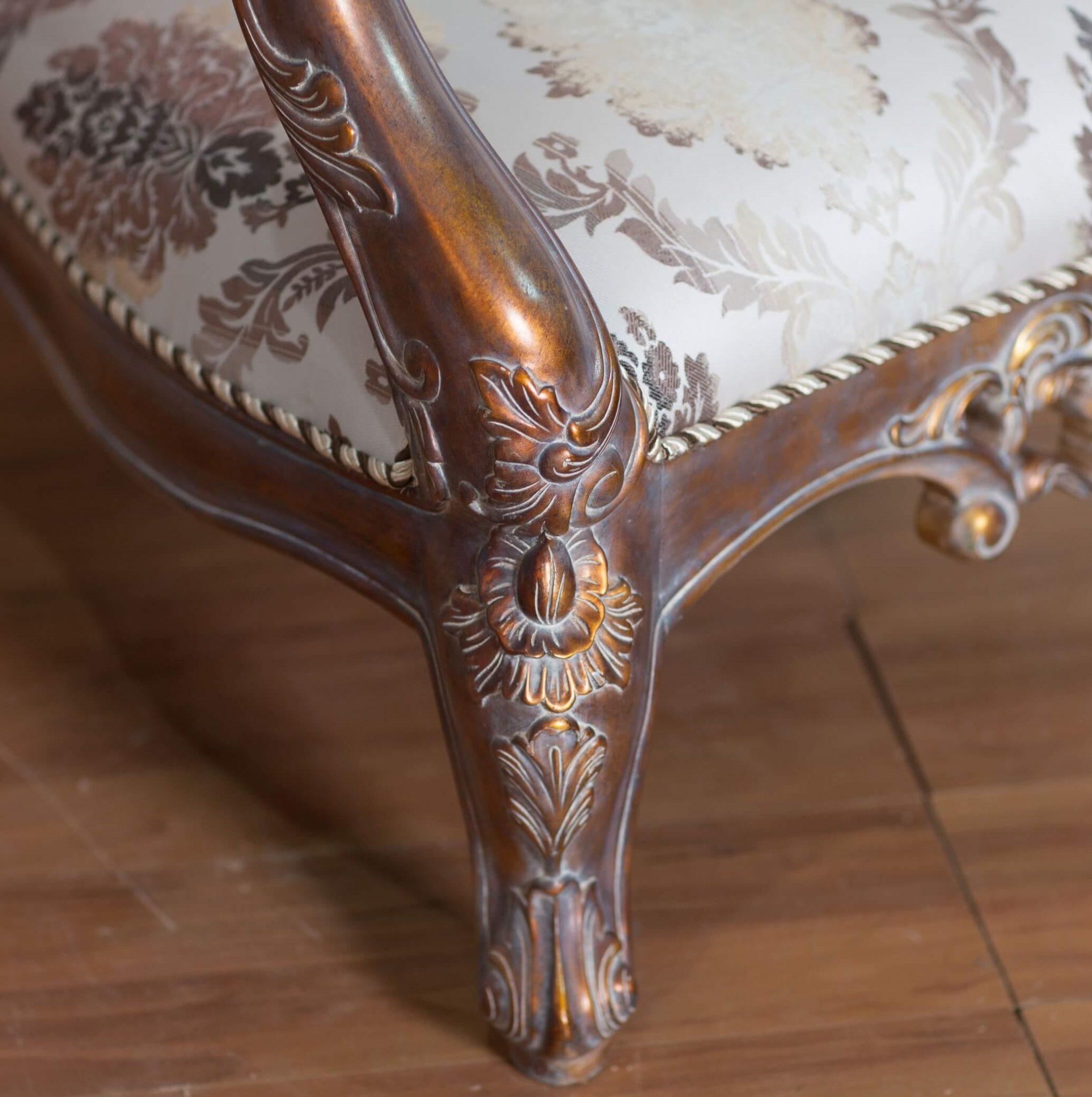 

        
EUROPEAN FURNITURE VICTORIAN Arm Chairs Antique/Copper Fabric 663701289879
