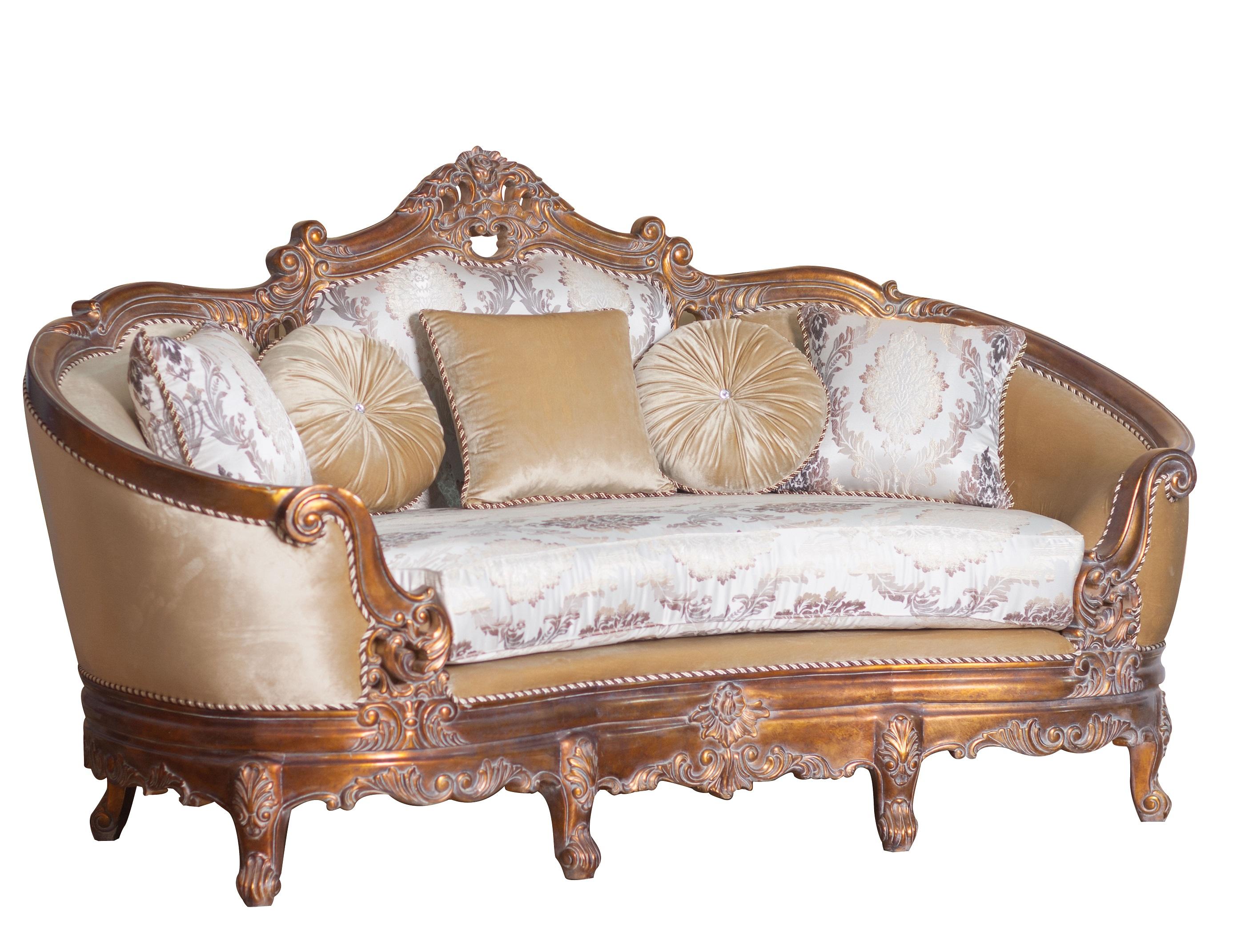 

        
EUROPEAN FURNITURE VICTORIAN Sofa Set Antique/Copper Fabric 663701289855
