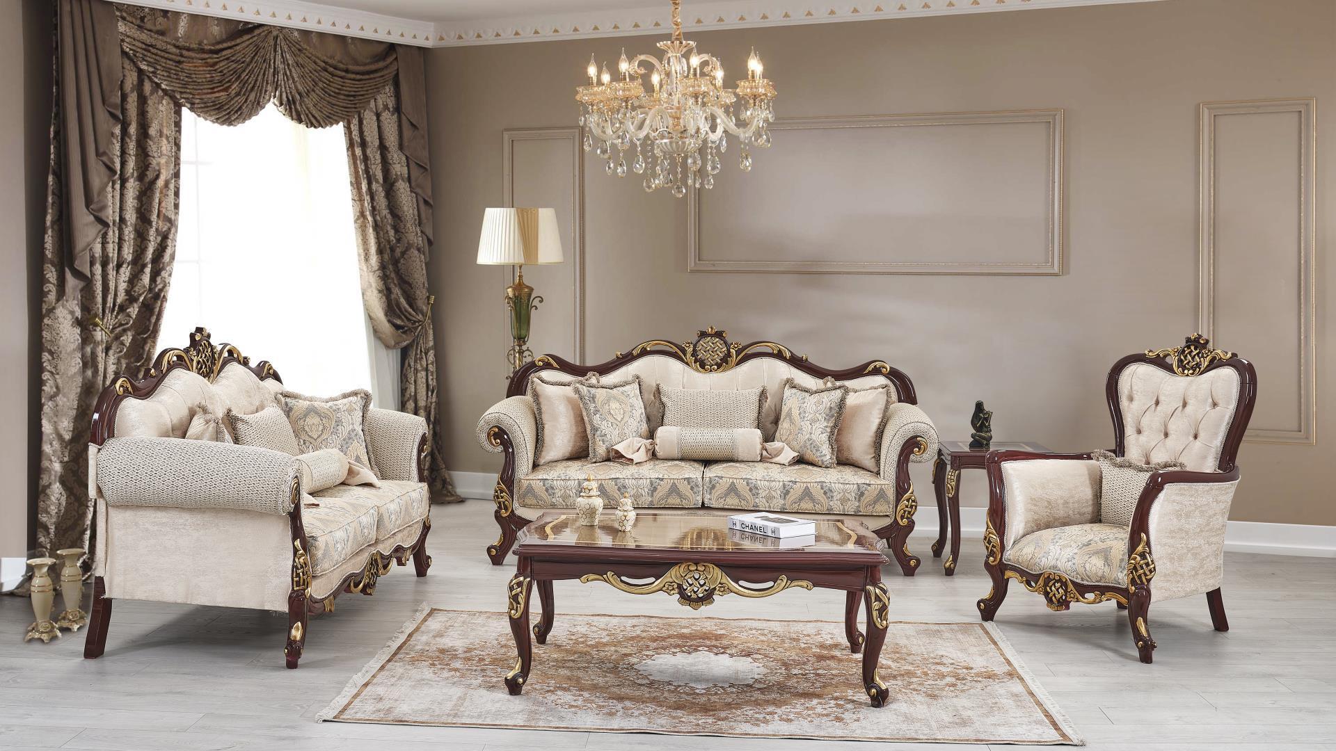 

                    
Galaxy Home Furniture ANGELICA Sofa Set Cherry/Beige Chenille Purchase 
