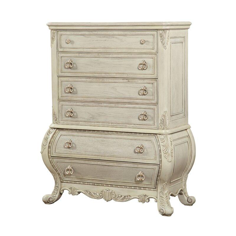 

        
Acme Furniture Ragenardus-27010Q Panel Bedroom Set Antique White/Beige Linen 0840412073649
