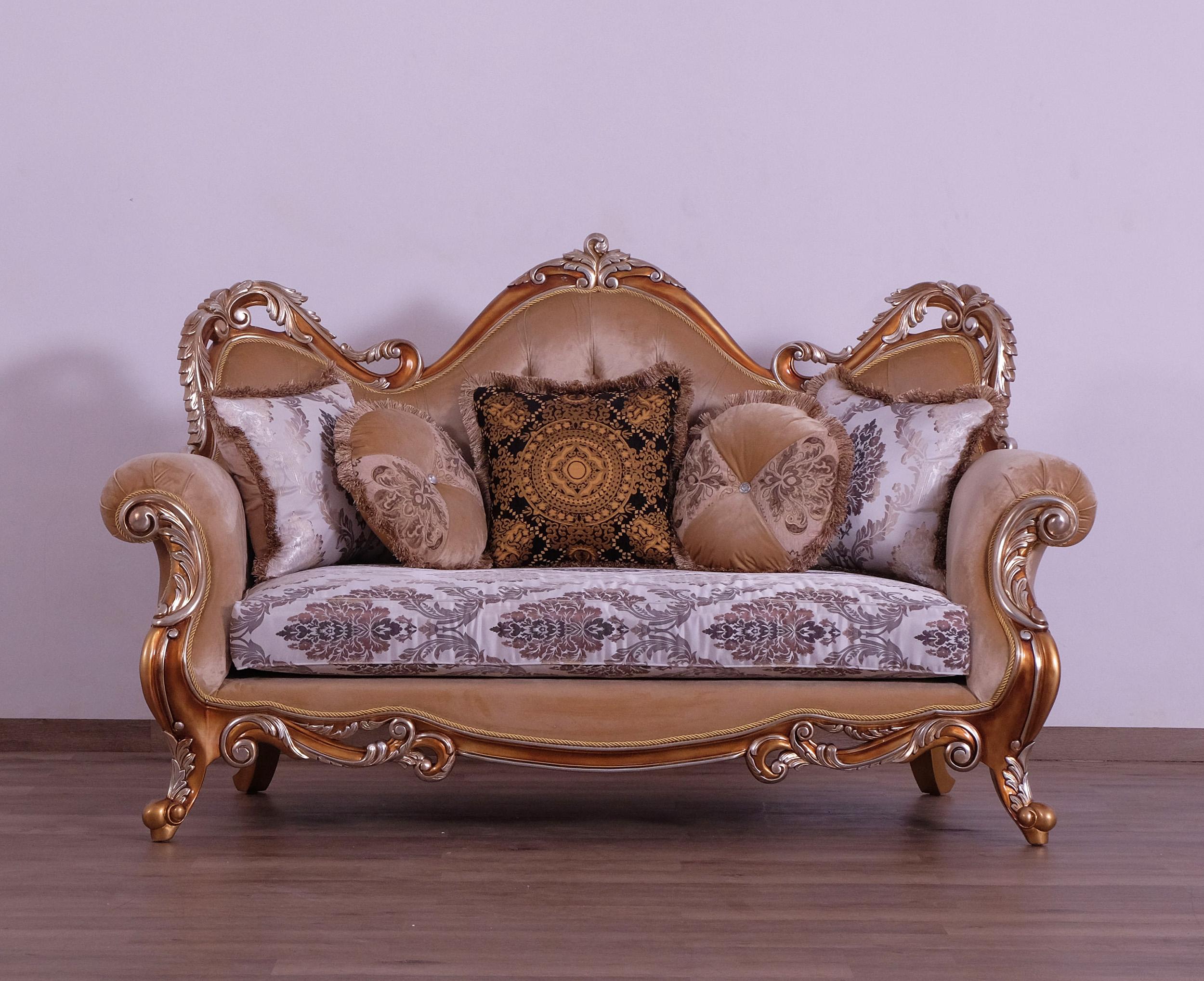

    
38996-Set-4 Luxury Black & Gold Wood Trim TIZIANO II Sofa Set 4 EUROPEAN FURNITURE Classic
