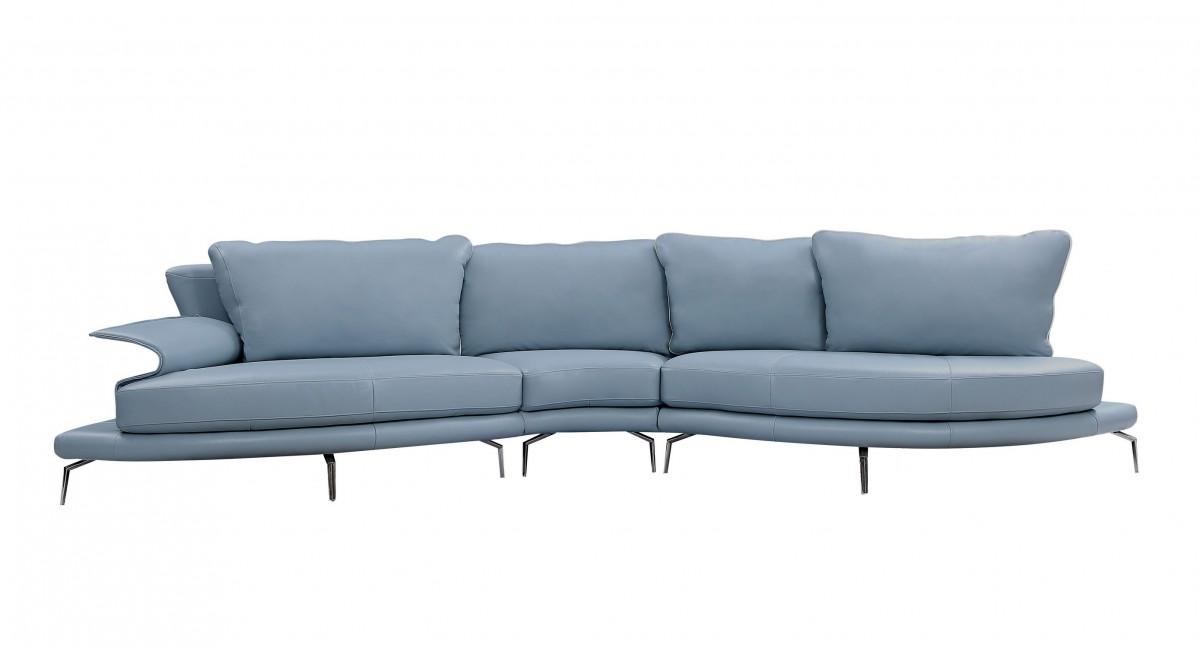 

                    
VIG Furniture Divani Casa Andover Sectional Sofa Blue Italian Leather Purchase 

