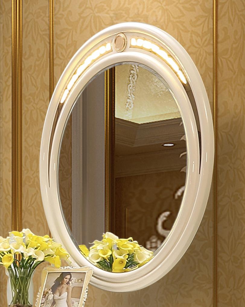 

    
HD-CK901-Set-6 Luxury Cal King Bedroom Set 6 Pcs Cream Leather Contemporary Homey Design HD-901
