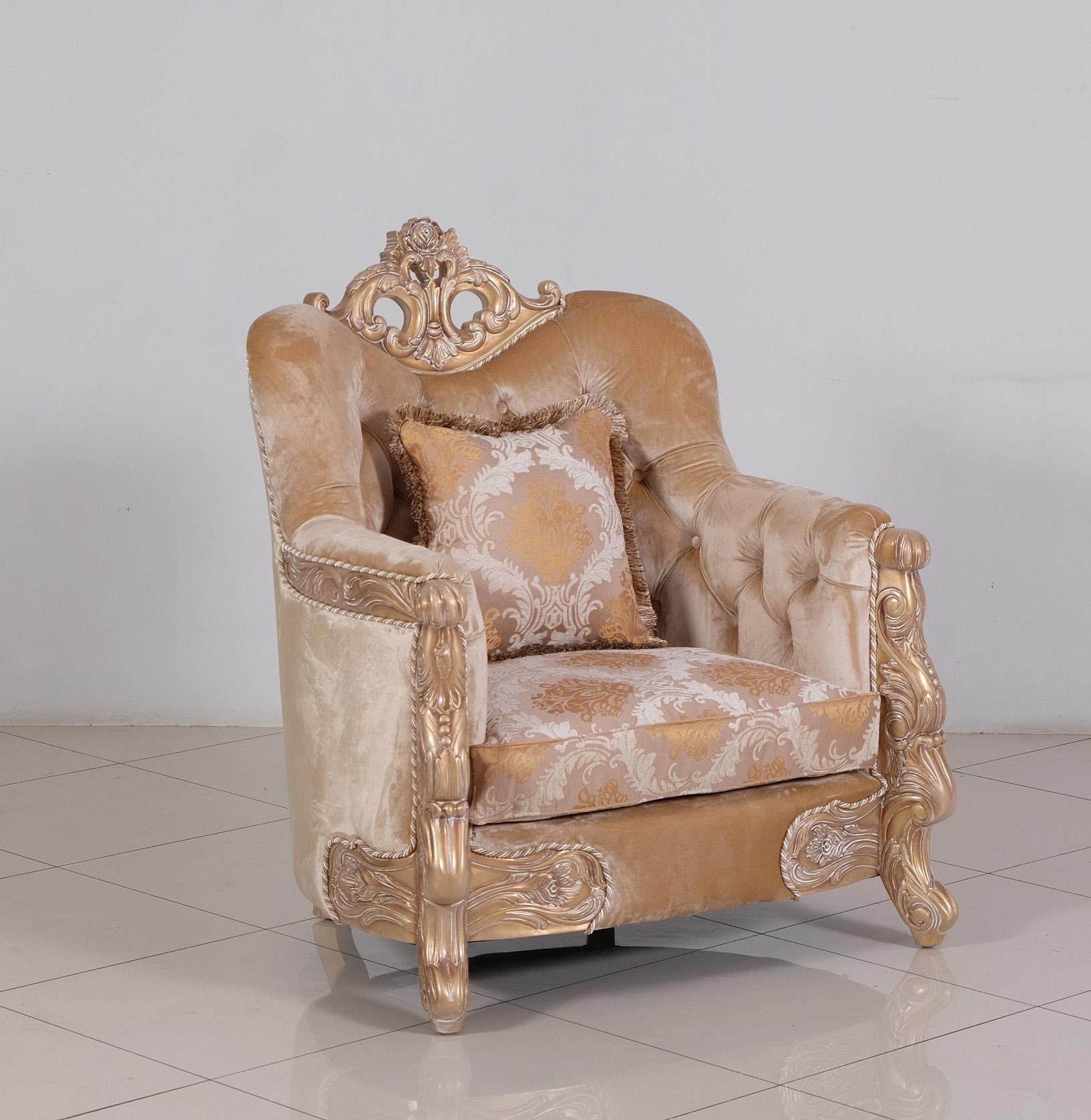 

    
Luxury Champagne & Cooper IMPERIAL PALACE Chair EUROPEAN FURNITURE Traditional
