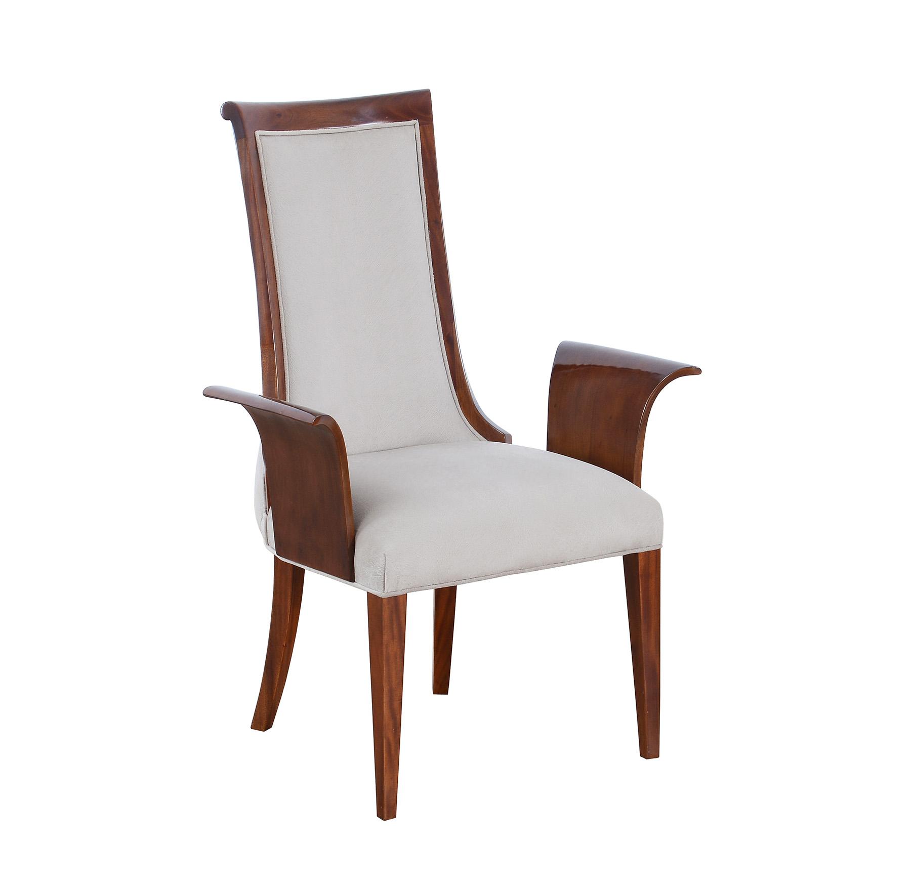 

    
Luxury Dark Mocha & Light Gray GLAMOUR Arm Chair Set 2Pcs EUROPEAN FURNITURE
