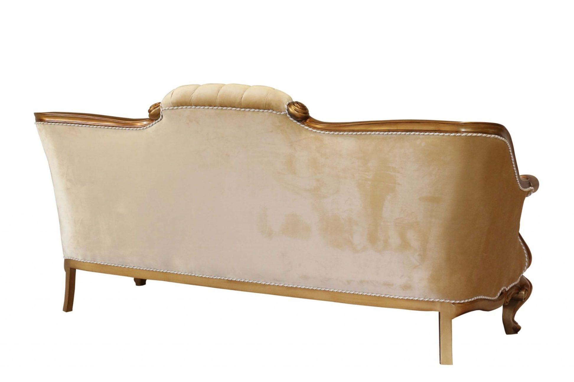 

    
41951-Set-2 Luxury Gold & Bronze CARLOTTA Sofa Set 2Pcs EUROPEAN FURNITURE Traditional Classic
