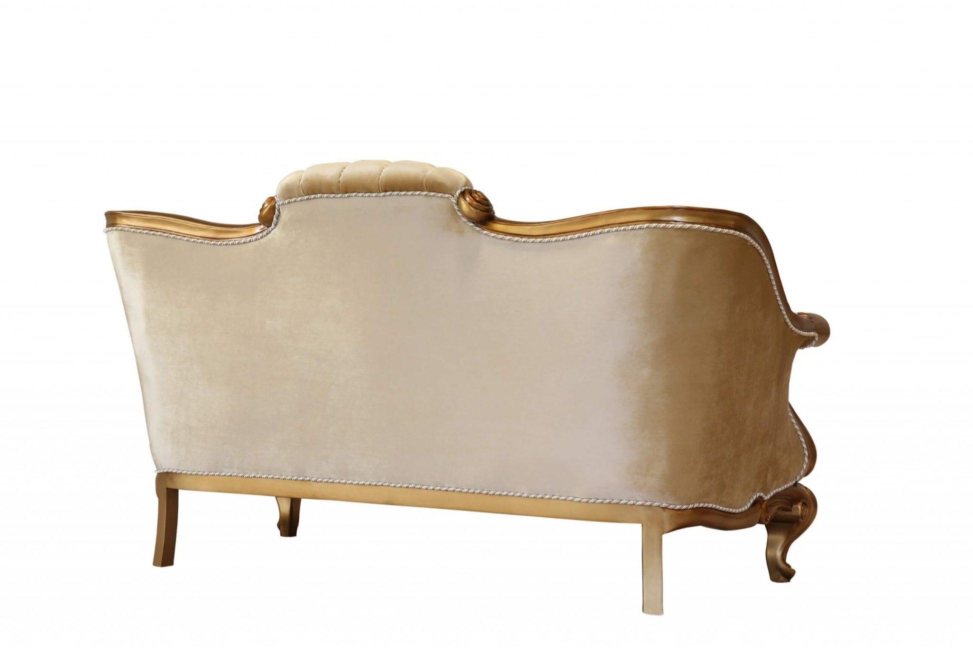 

    
 Shop  Luxury Gold & Bronze CARLOTTA Sofa Set 4 Pcs EUROPEAN FURNITURE Traditional Classic
