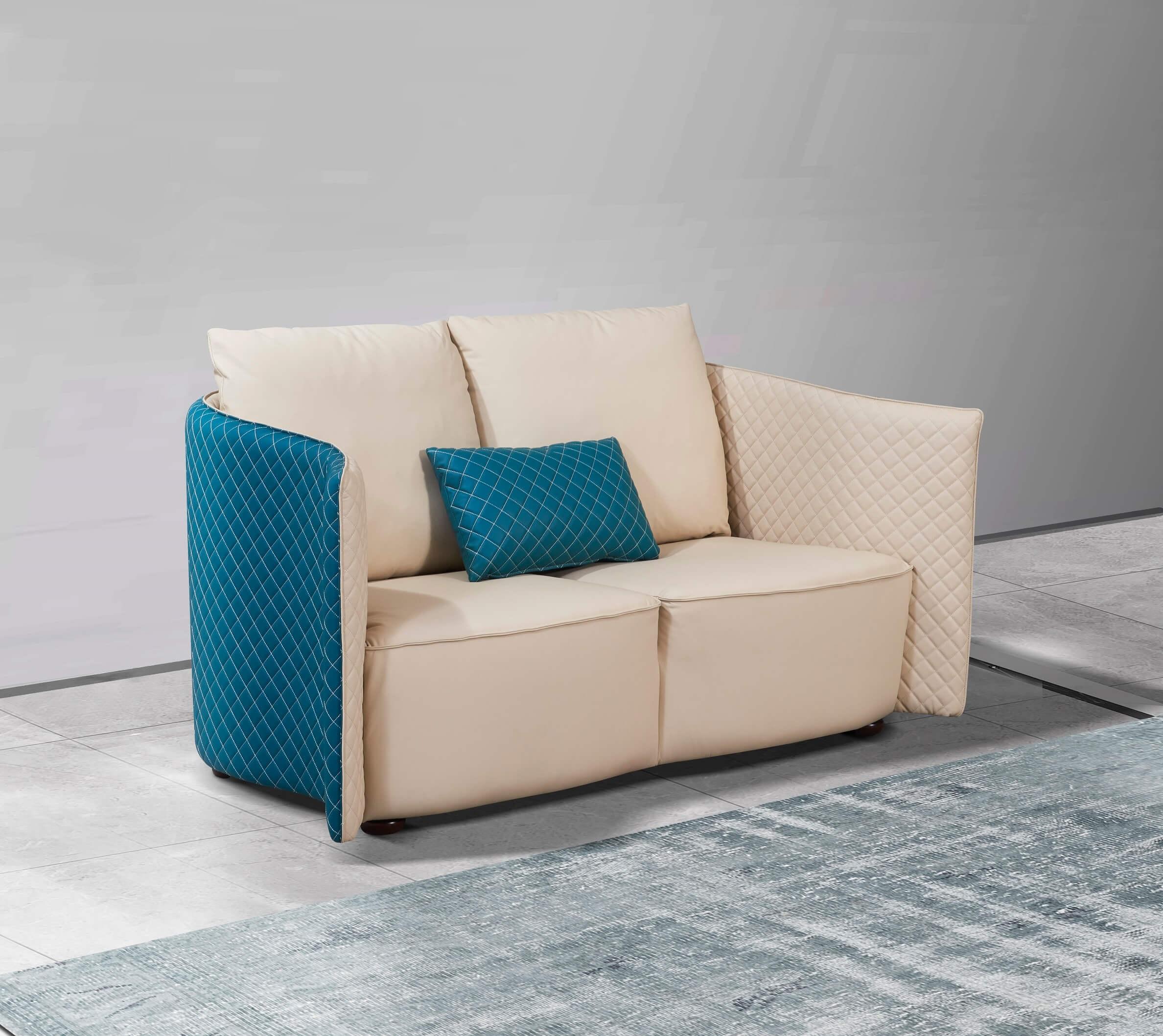 

                    
EUROPEAN FURNITURE MAKASSAR Sofa Set Blue/Beige Italian Leather Purchase 
