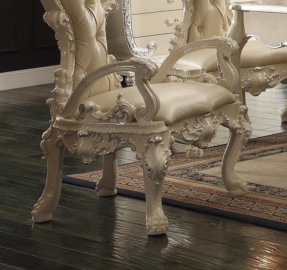 

    
Homey Design Furniture HD-AC13012 IVORY Dining Arm Chair Silver/Ivory HD-AC13012 IVORY-2PC
