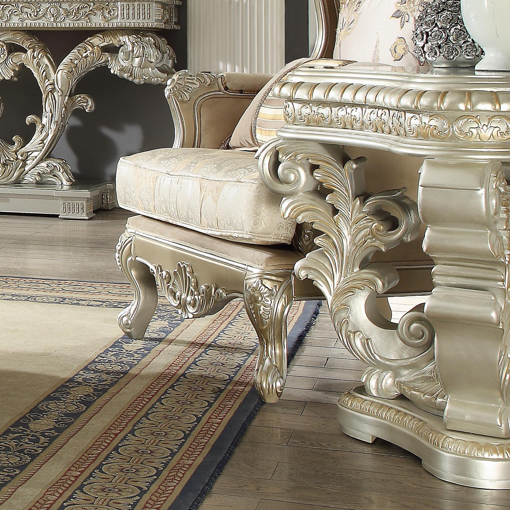 

    
Baroque Belle Silver Finish End Table Set 2Pcs Traditional Homey Design HD-8088
