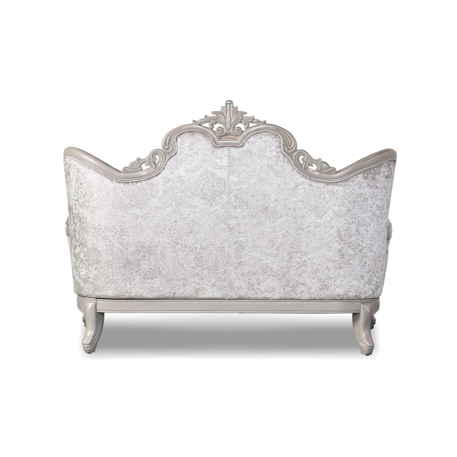 

    
 Order  Luxury Off-White Tufted Sofa Set 2Pcs ACAPULCO FM65001WH-SF FoA Traditional
