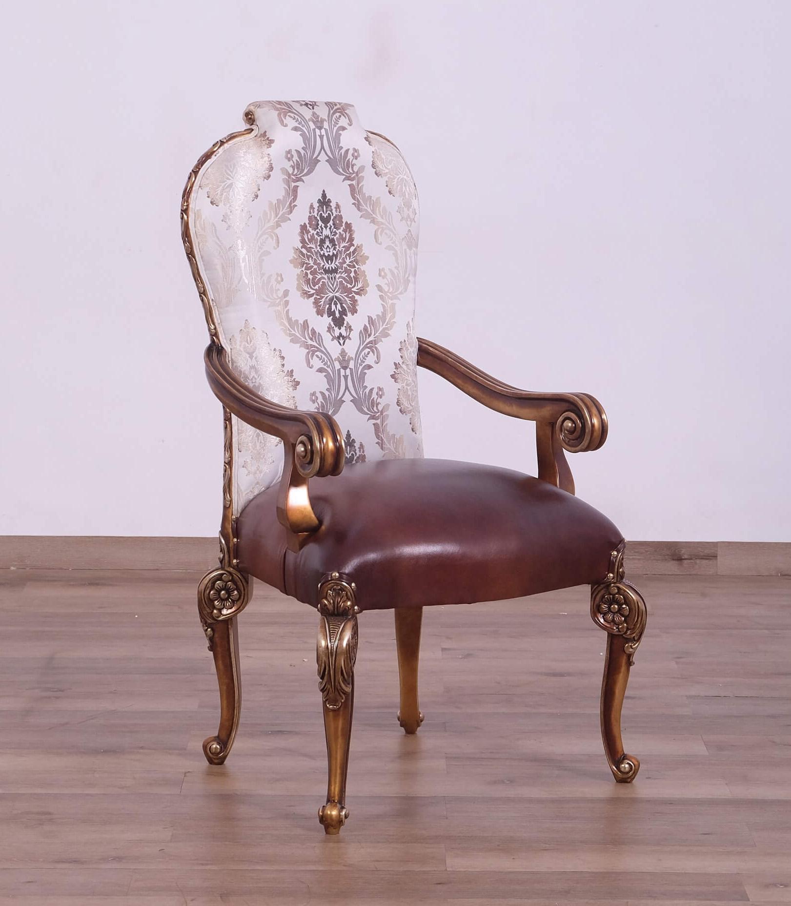 

    
Luxury Parisian Bronze BELLAGIO Dining Arm Chair Set 2Pcs EUROPEAN FURNITURE
