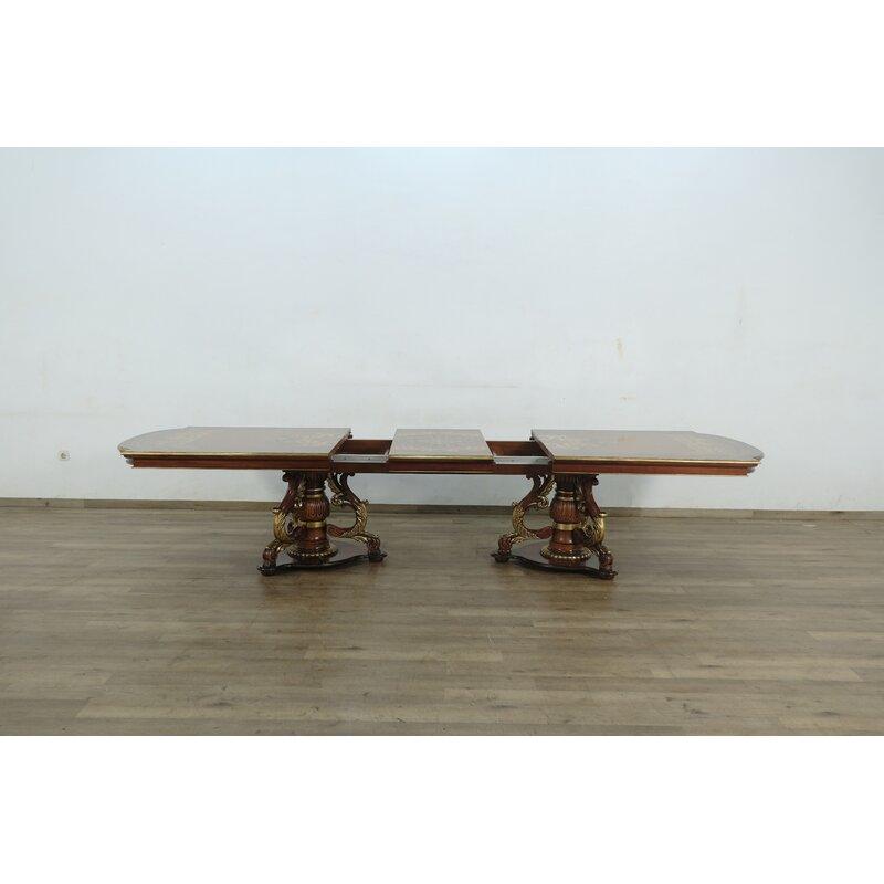 

                    
Buy Luxury Rosewood & Maple w/Gold VALENTINE Dining Table Set 13P EUROPEAN FURNITURE
