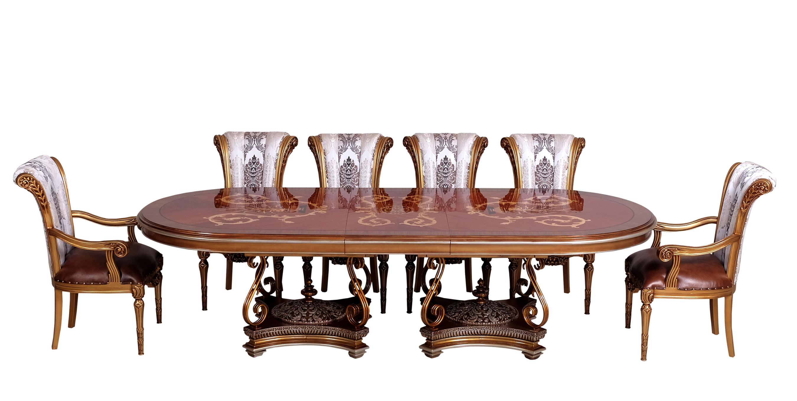 

    
 Shop  Valentina Brown Oval Extendable Dining Table EUROPEAN FURNITURE
