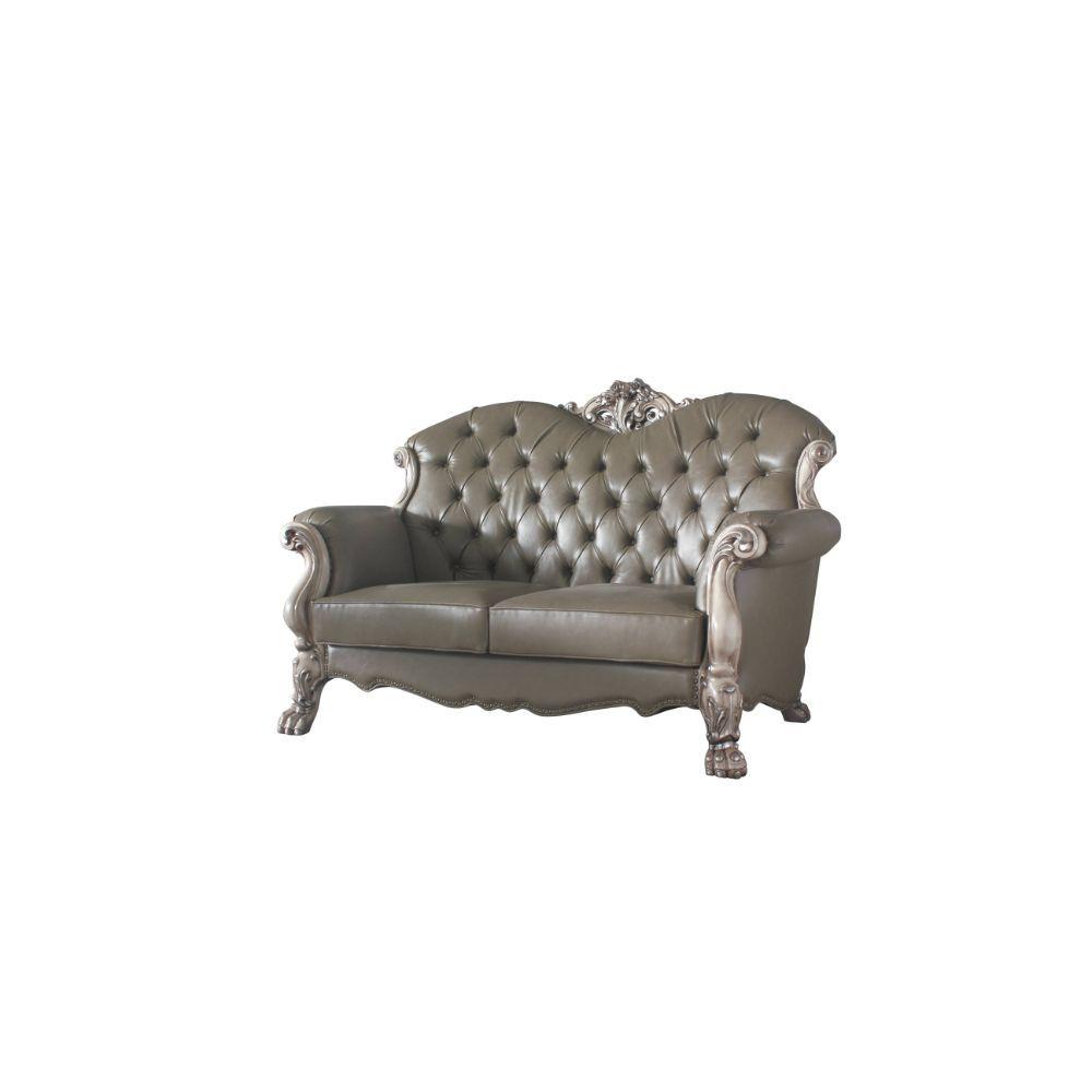 

                    
Acme Furniture Dresden 58176 Loveseat Bone/Patina/White PU Purchase 
