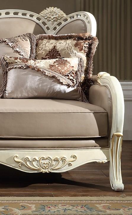 

                    
Homey Design Furniture HD-90 Sofa Set White/Tan/Gold Leather Purchase 
