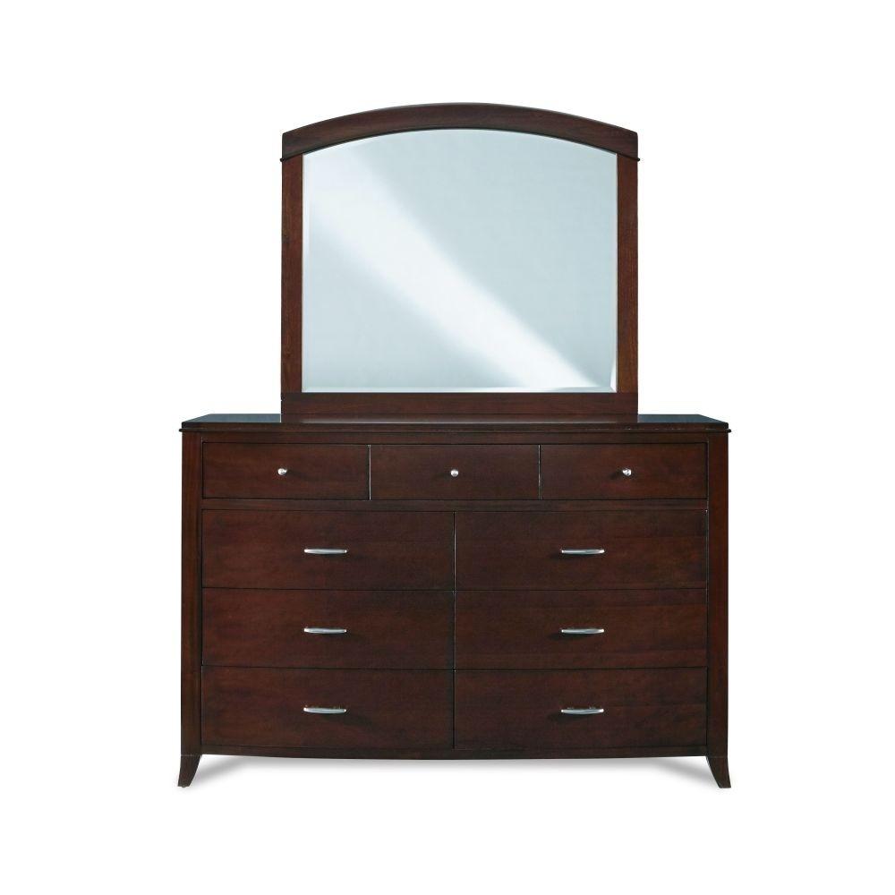 

    
Modus Furniture BRIGHTON Dresser With Mirror Mahogany BR1582-DM-2PC
