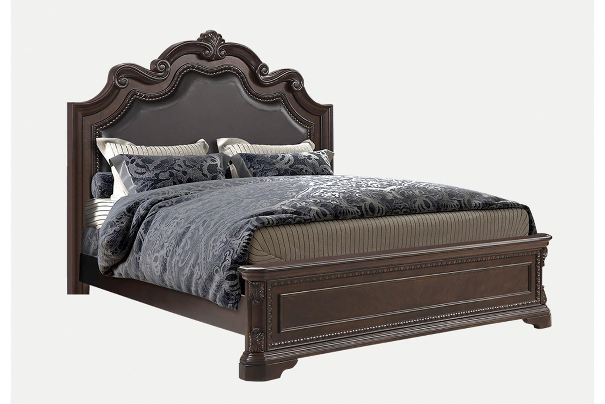 

    
Mahogany Panel Queen Bed COVENTRY 1988-107 Bernards Classic Traditional
