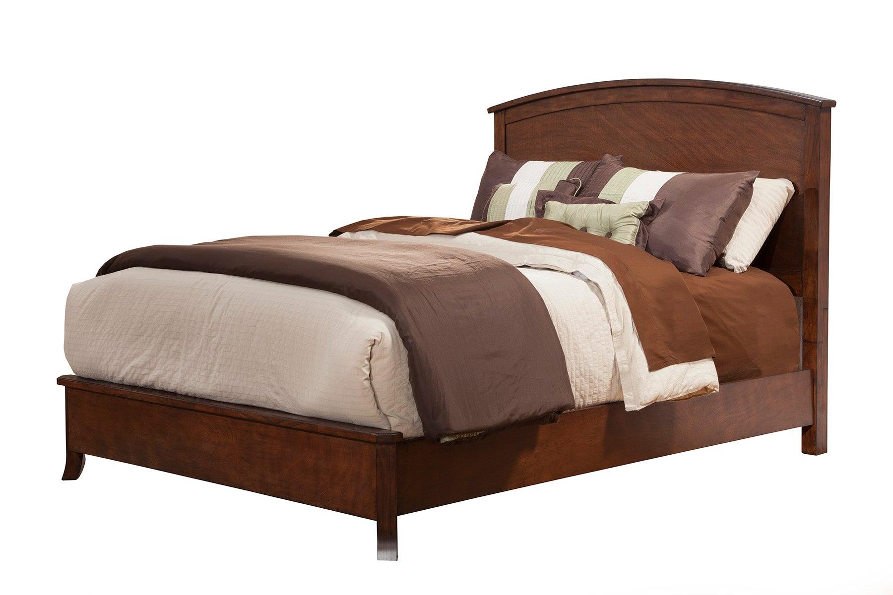 Classic, Traditional Panel Bed BAKER 977-01Q in Mahogany 