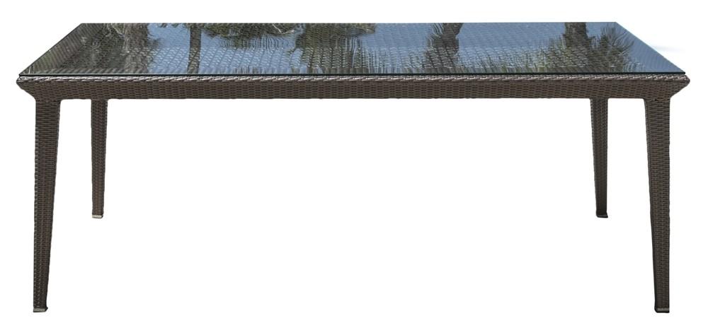 Modern Outdoor Dining Table Maldives PJO-1801-GRY-RT in Gray 