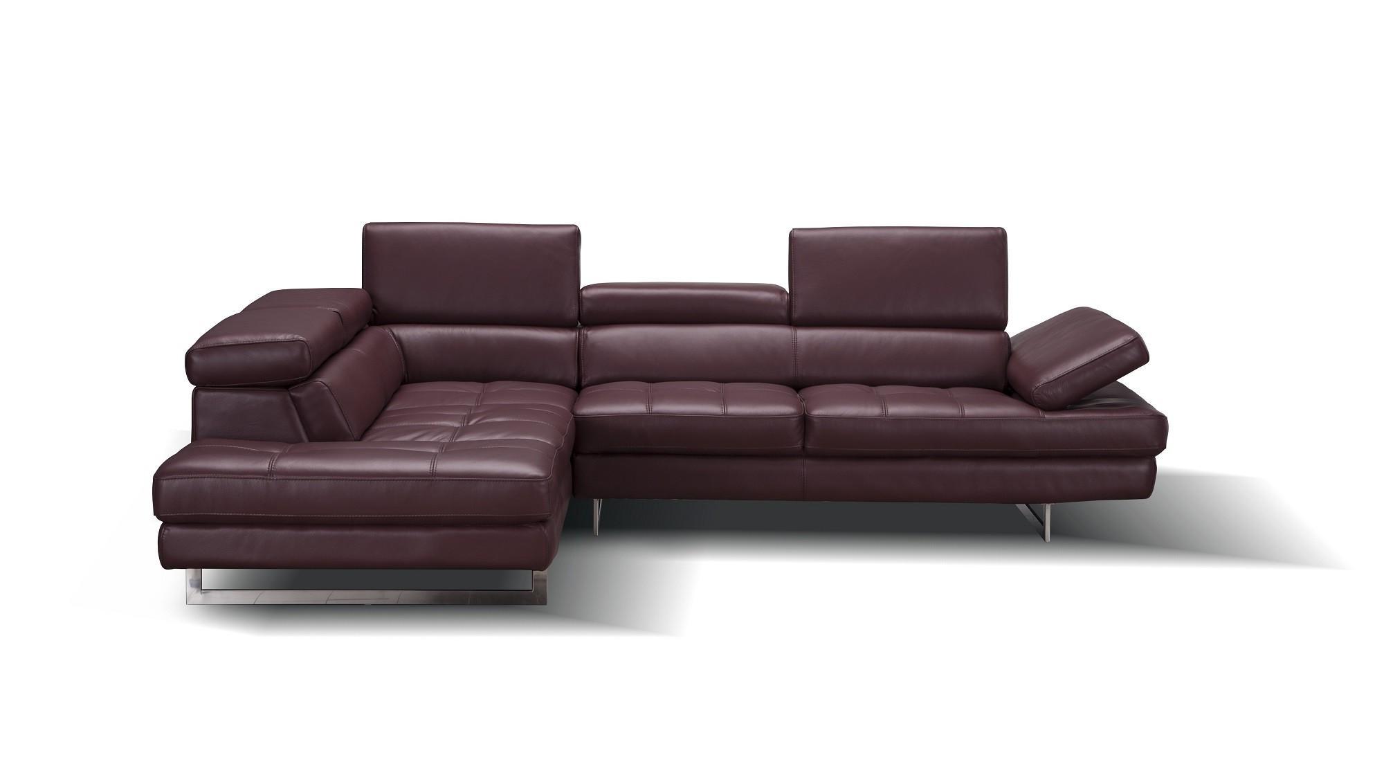 

    
J&M Furniture A761 Sectional Sofa Maroon SKU 178556
