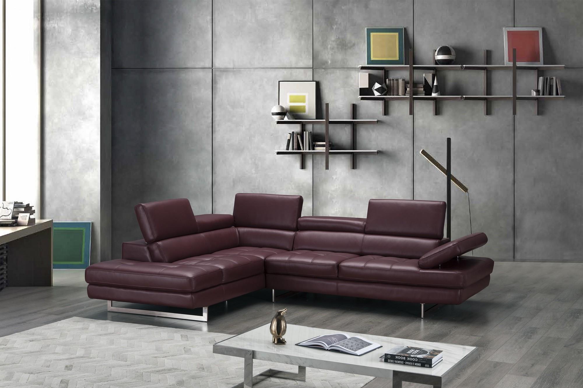 

                    
J&M Furniture A761 Sectional Sofa Maroon Italian Leather Purchase 
