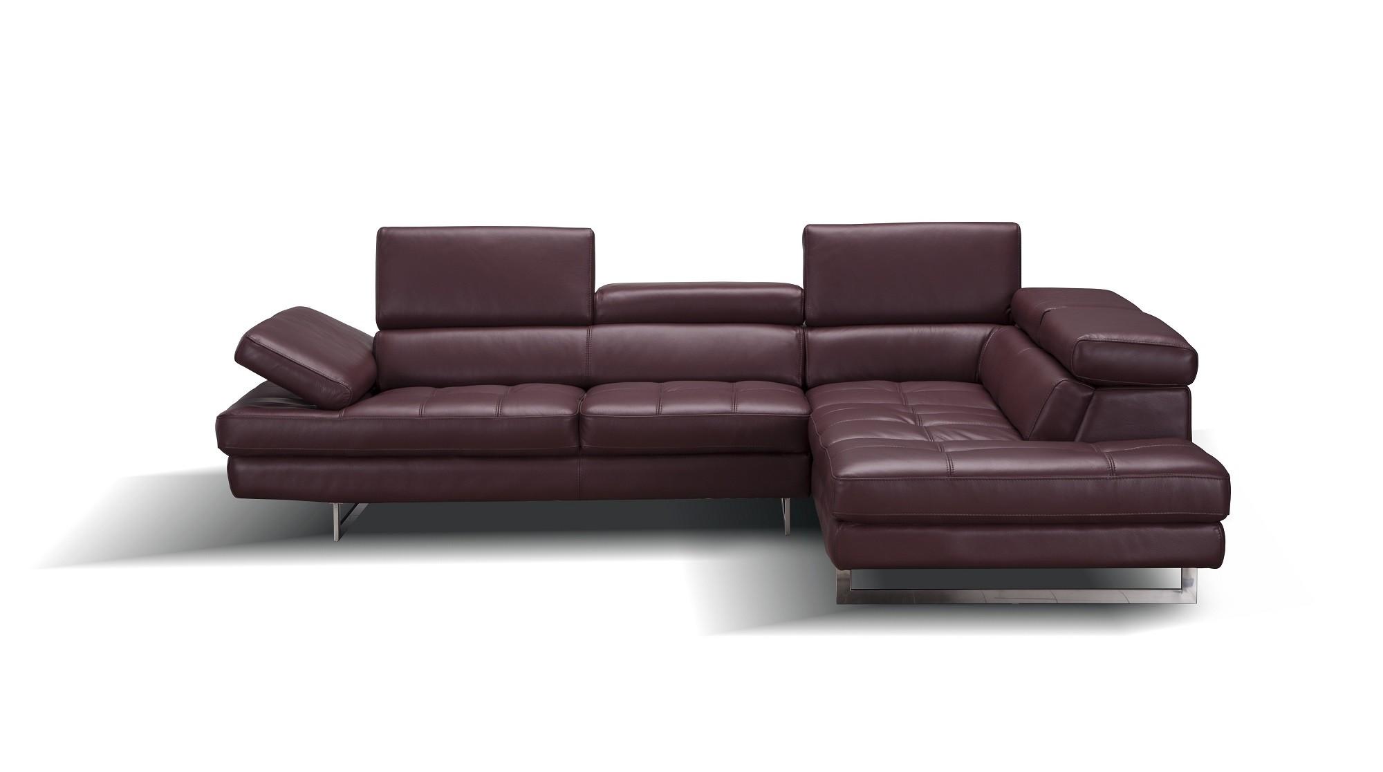 

    
J&M Furniture A761 Sectional Sofa Maroon SKU 178556
