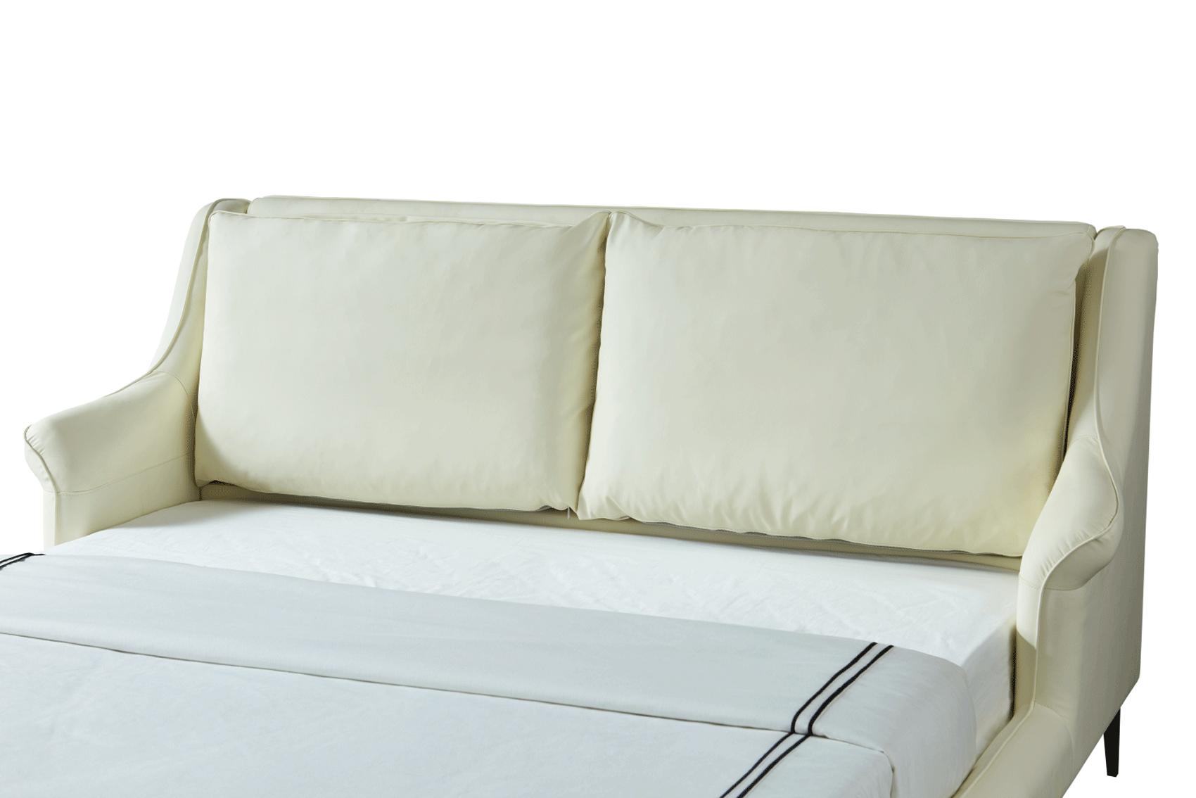 

                    
Buy Finn Mat White Top-grain Leather King Bed MADE IN ITALY Contemporary

