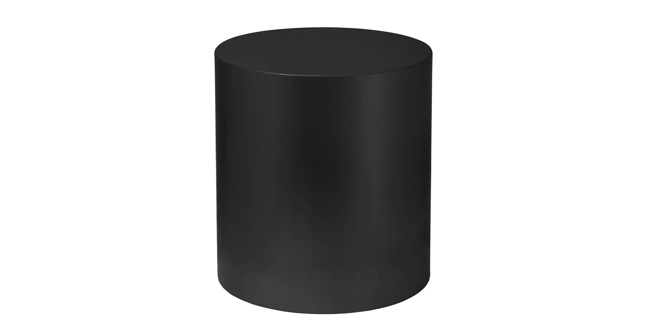 

    
295-CT-Set-2 Matte Black Metal Round Coffee Table Set CYLINDER 295 Meridian Contemporary
