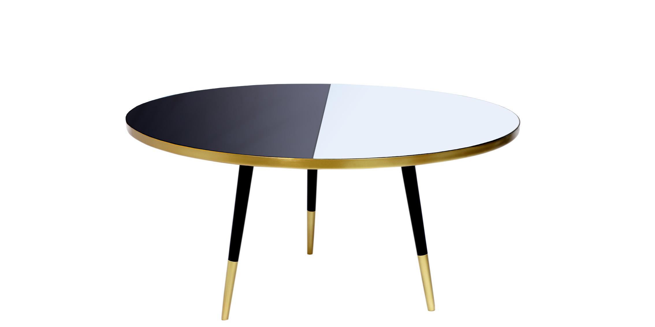 Contemporary, Modern Coffee Table REFLECTION 294-CT 294-CT in Gold, Black 