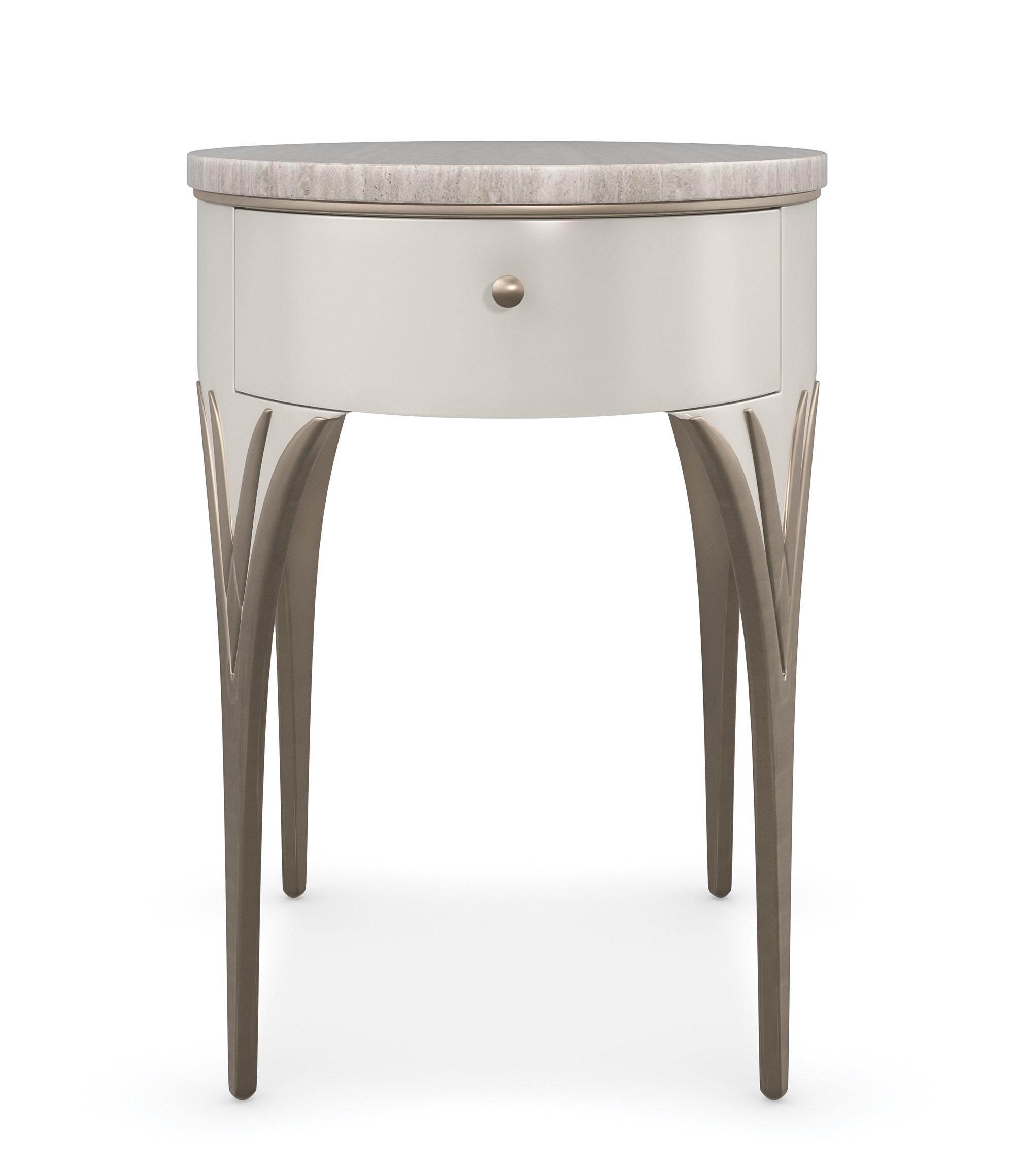 

    
Caracole VALENTINA SIDE TABLE Side Table Pearl/Silver C111-422-412

