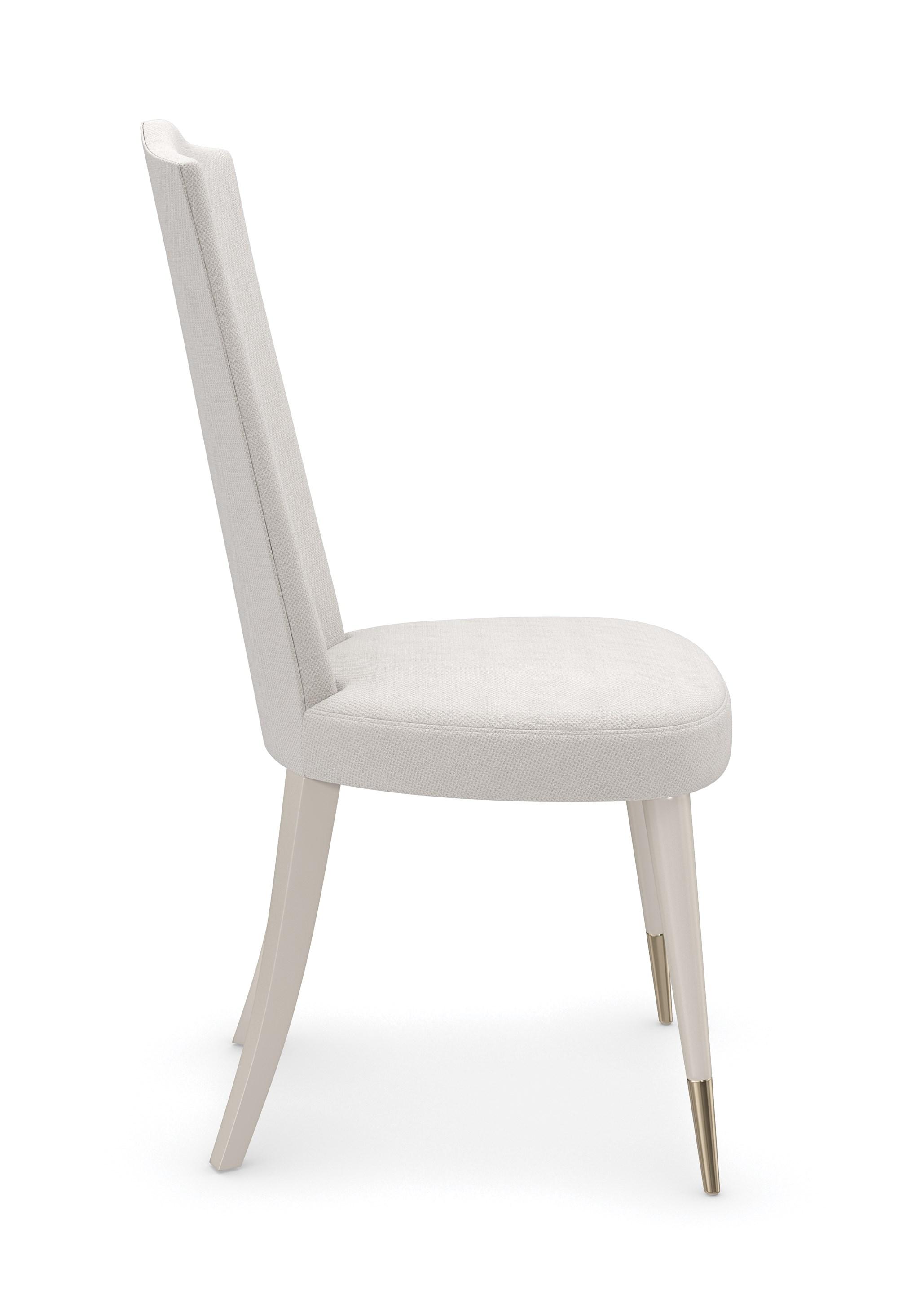 

    
Caracole CHERUB SIDE CHAIR Dining Chair Set Pearl/Silver CLA-422-283-Set-2
