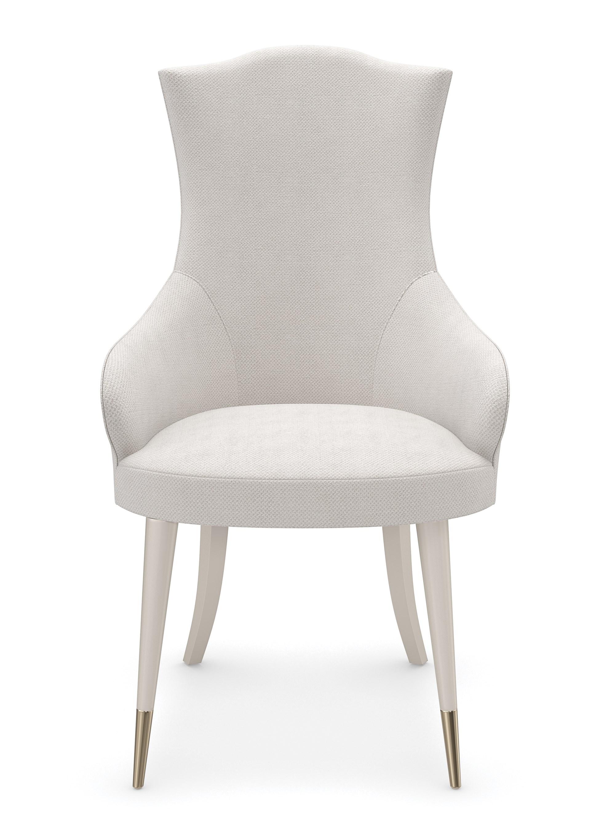 

    
Caracole CHERUB ARM CHAIR Dining Arm Chair Set Pearl/Silver CLA-422-273-Set-2
