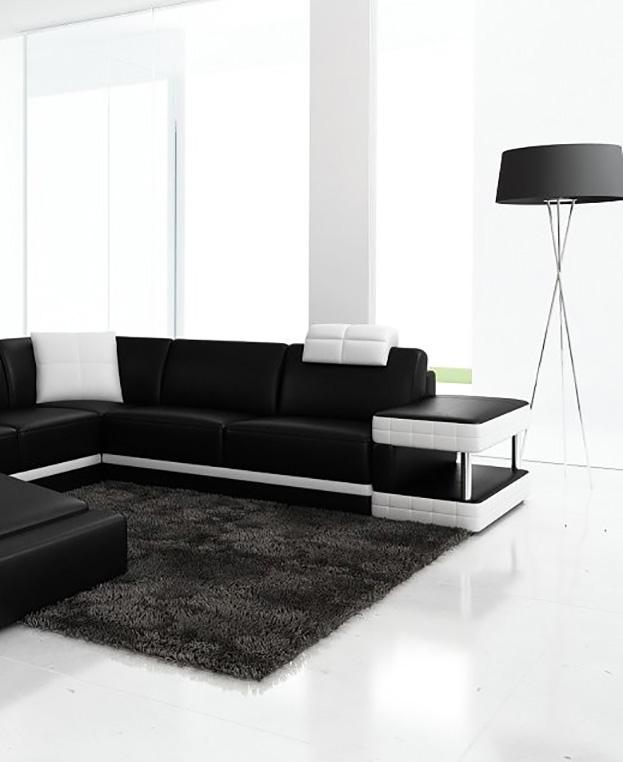 

    
Maxwest 622 BW Sectional Sofa Black / White 622 BW
