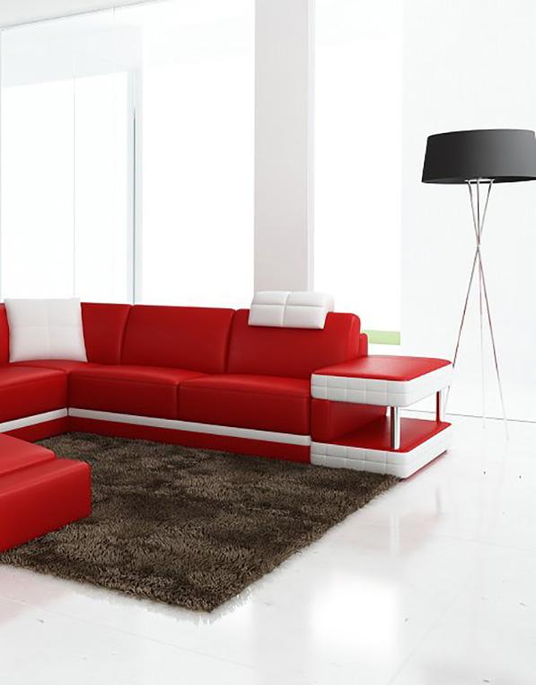 

    
Maxwest 622 RW Sectional Sofa Red / White 622 RW

