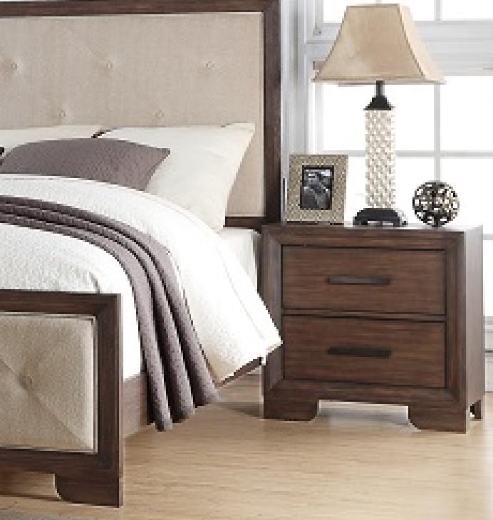 

                    
McFerran Furniture B510-EK Platform Bedroom Set Walnut  Purchase 

