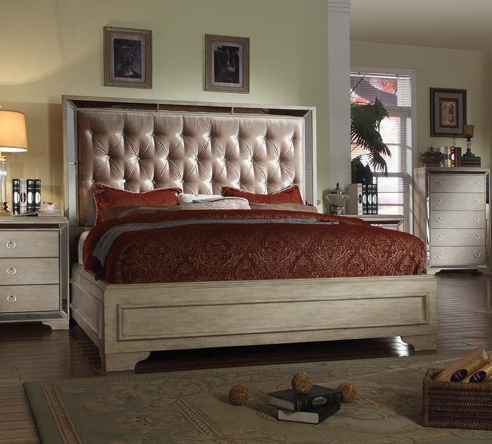 

    
Mcferran B9805 Imperial Premium Leather California King Size Bedroom Set 3Pcs
