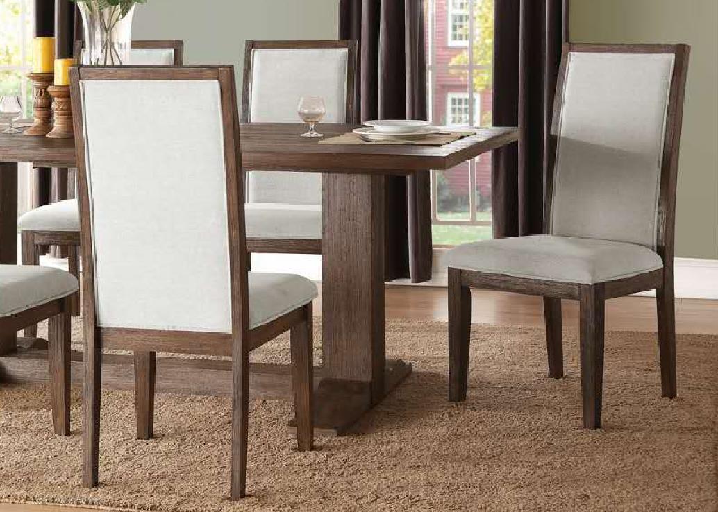 

    
McFerran Furniture D509 Dining Table Set Oak D509-Set-7
