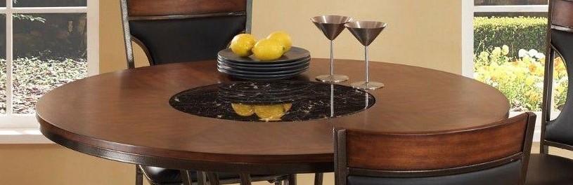 

    
McFerran Furniture Dynasty Dining Table Black/Brown ADYN4836-T
