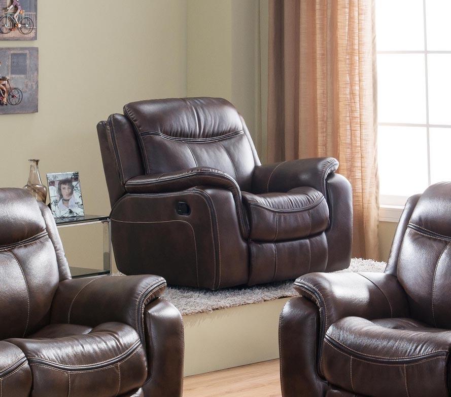 

                    
McFerran Furniture SF3739 Reclining Set Brown Leather Air Fabric Purchase 
