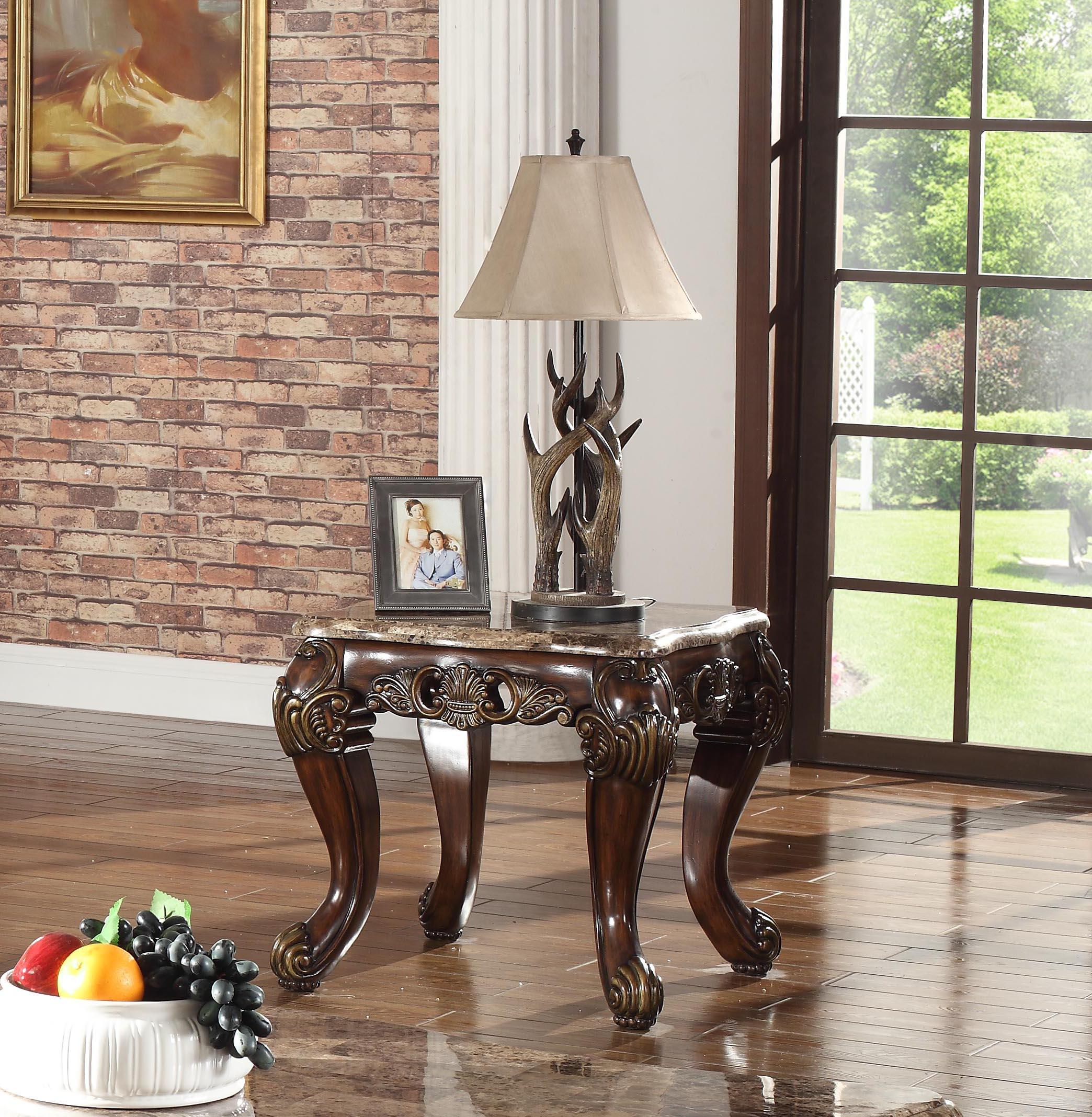 

                    
McFerran Furniture T5190 Coffee Table End Table Console Table Rich Cherry/Brown  Purchase 
