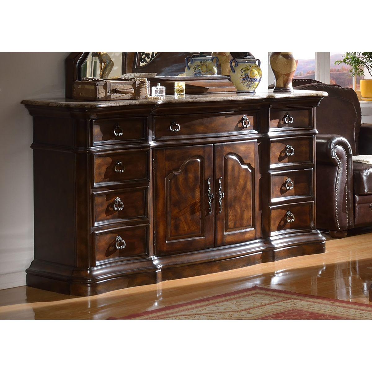 

                    
McFerran Furniture B6004 Tuscan Bedroom Set Brown wood Purchase 
