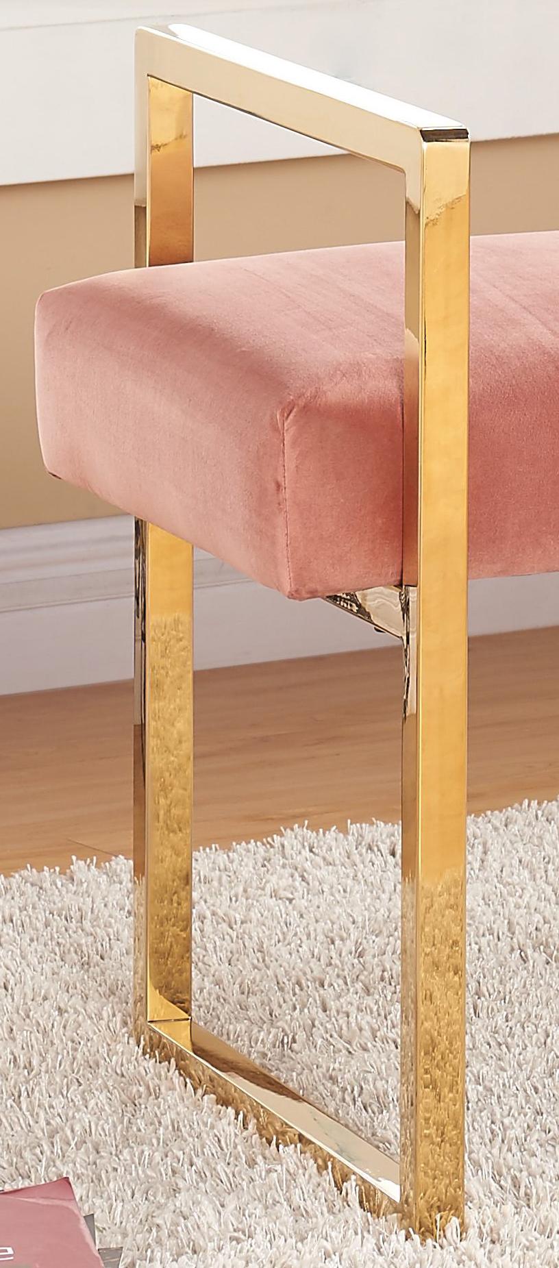 

        
Meridian Furniture Olivia 111Pink Benches Pink Velvet 647899944390

