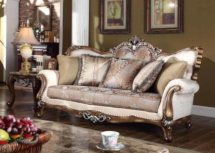 

    
Meridian Furniture 603 Sandro Sofa in Cream Hand Carved Traditional Style
