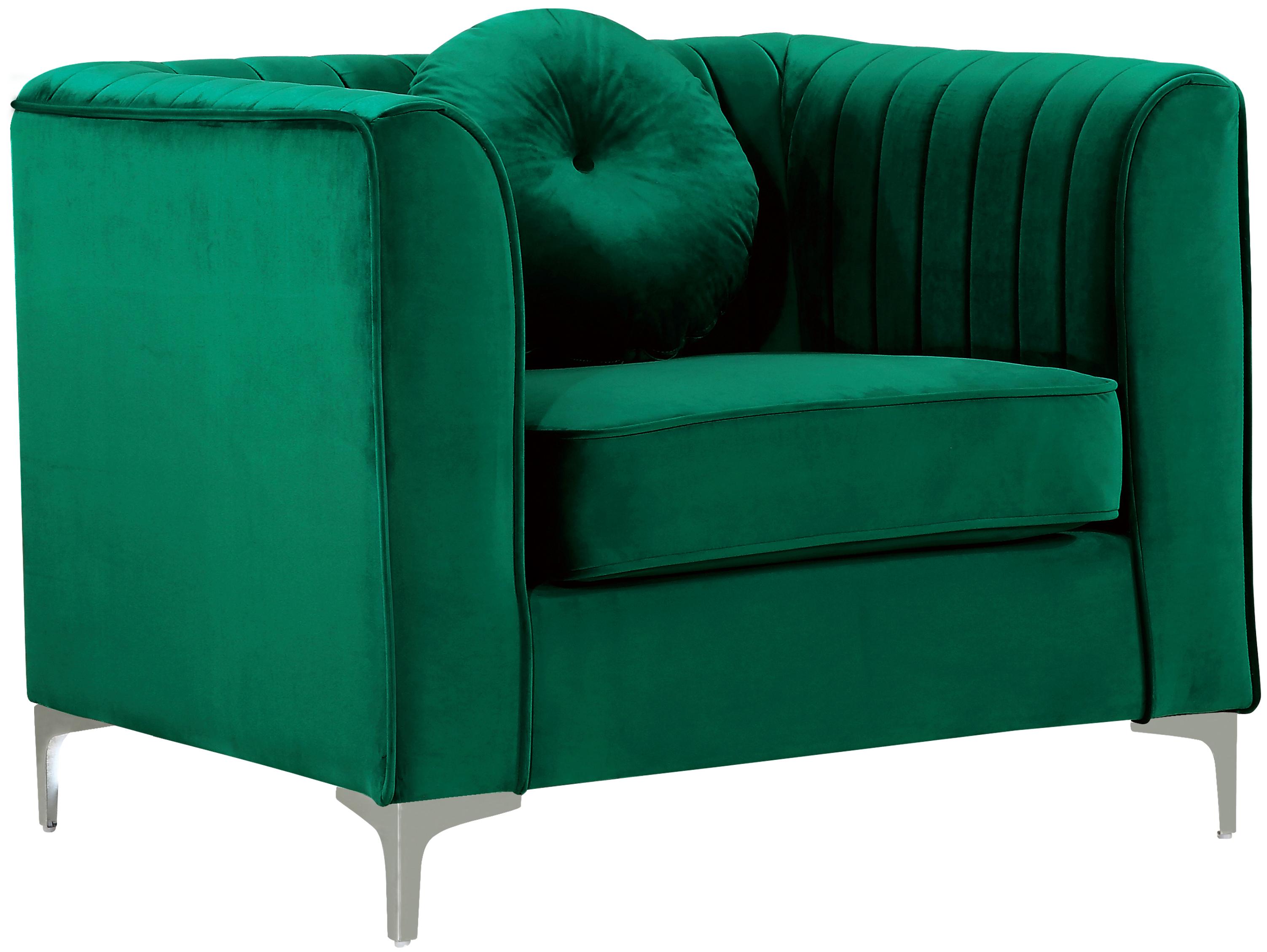 

        
Meridian Furniture Isabelle 612Green-S-Set-3 Sofa Set Green Velvet 647899945212
