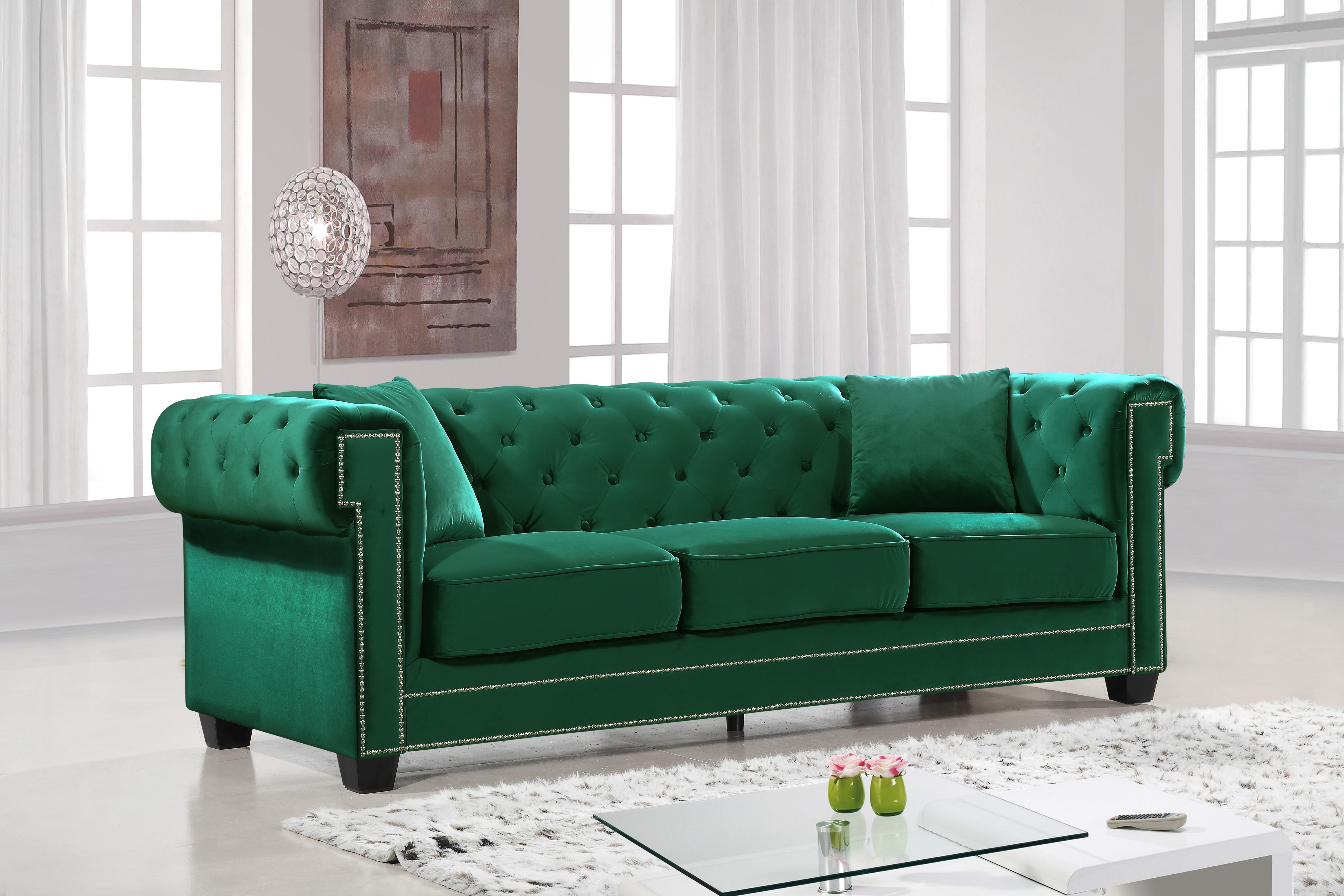 

    
614Green-S-Set-2 Meridian Furniture Sofa Set
