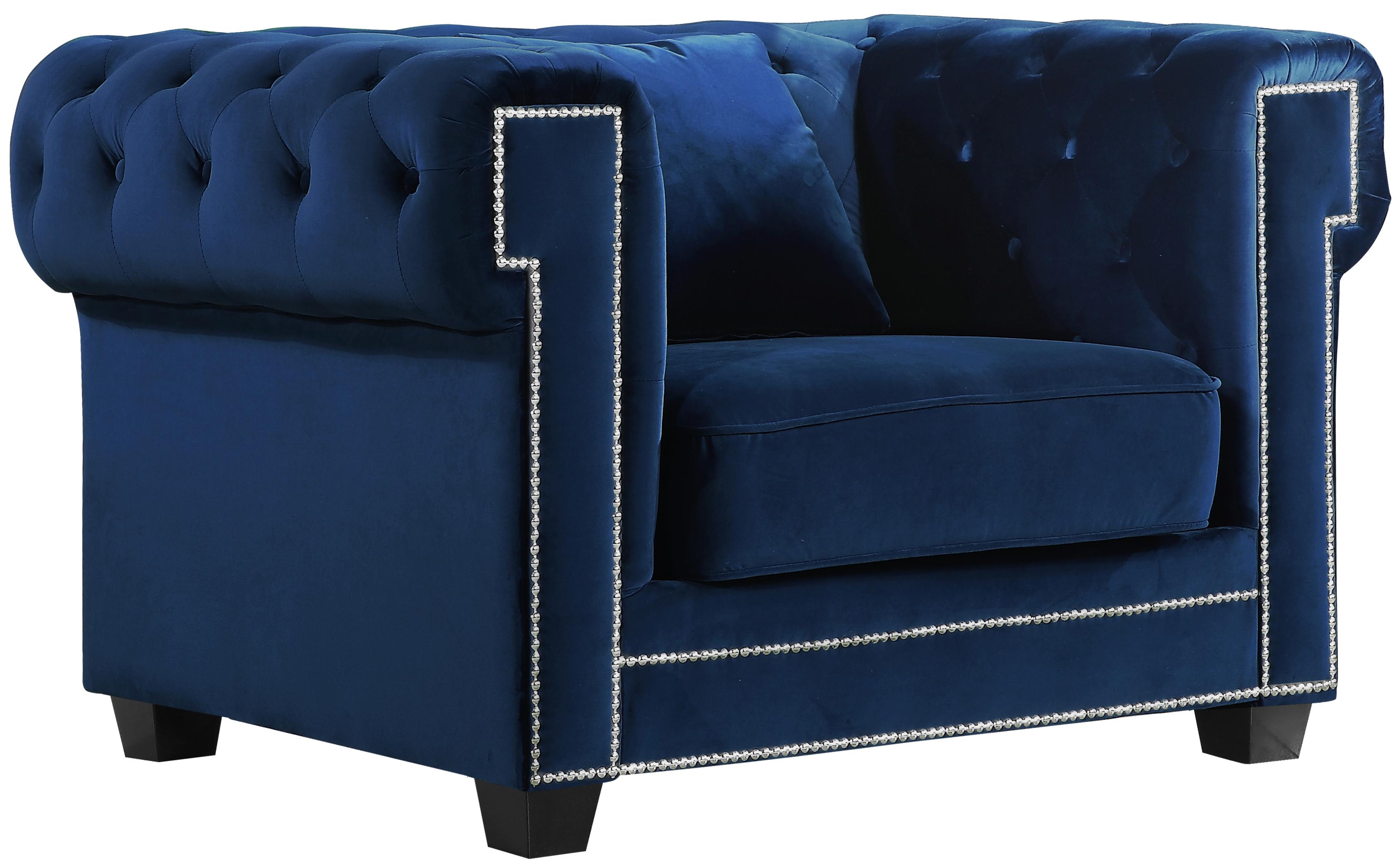 

                    
Meridian Furniture Bowery 614Navy-S-Set-3 Sofa Set Navy Velvet Purchase 
