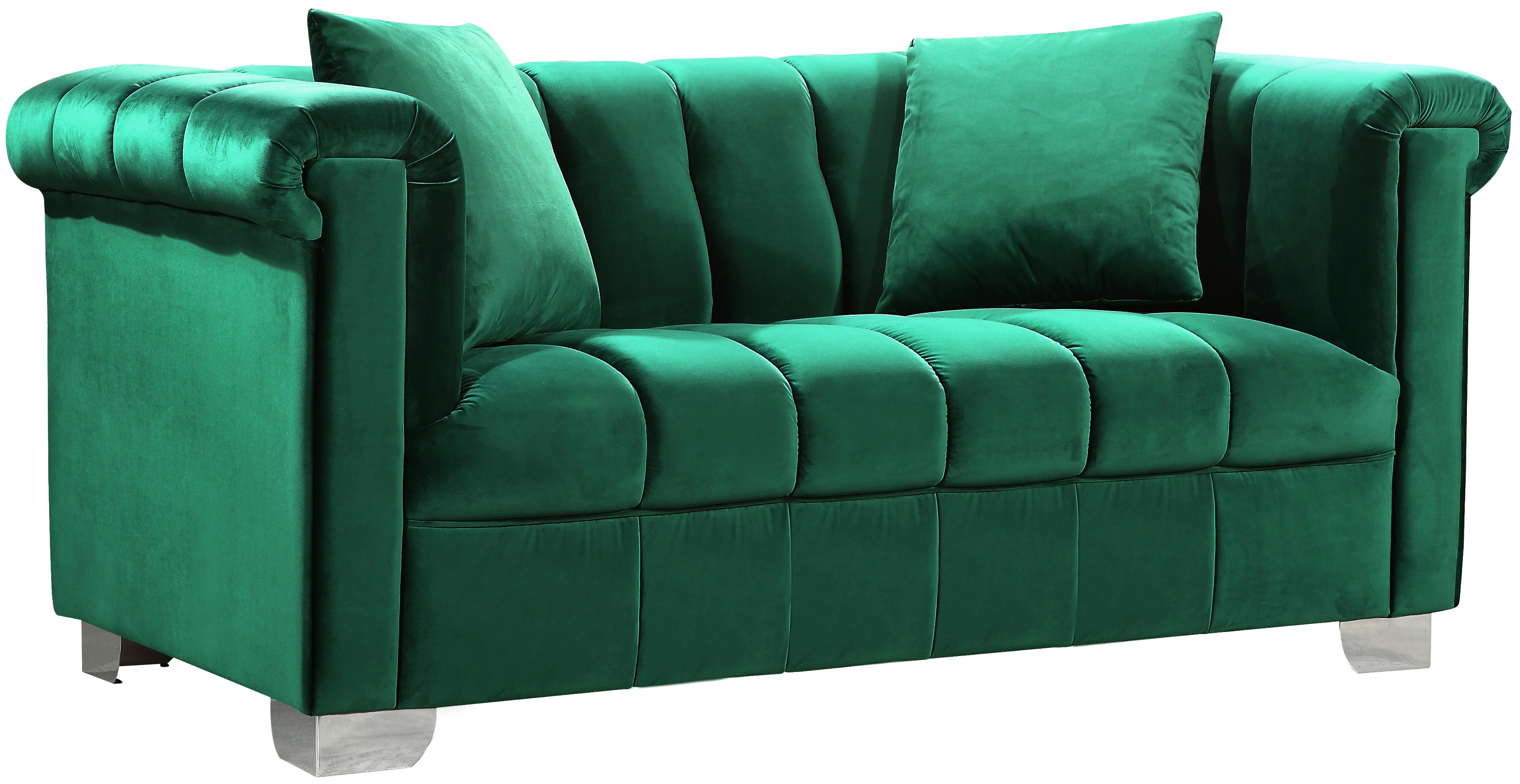 

    
615Green-S-Set-3 Green Velvet Tufted Sofa Set 3Pcs Kayla 615Green-S Meridian Contemporary Modern

