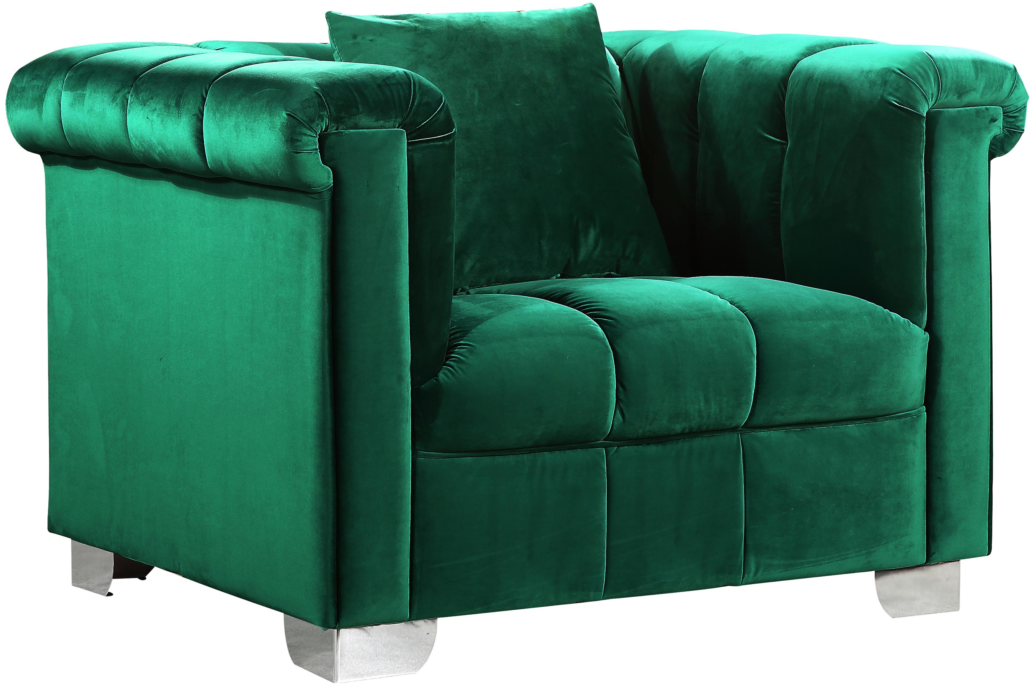 

        
00656237682771Green Velvet Tufted Sofa Set 3Pcs Kayla 615Green-S Meridian Contemporary Modern
