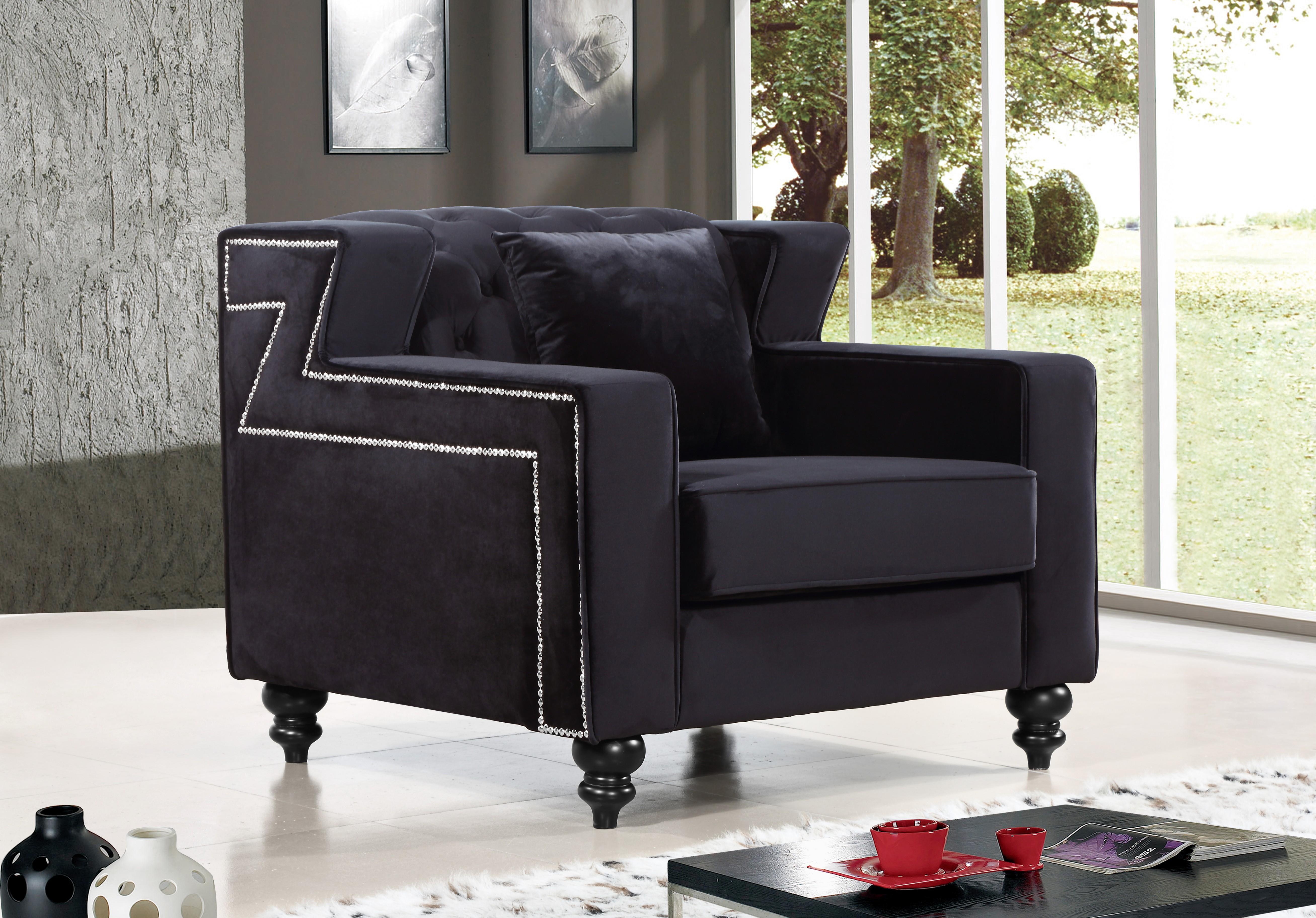 

    
616 Harley Black Sofa Loveseat and Chair Set
